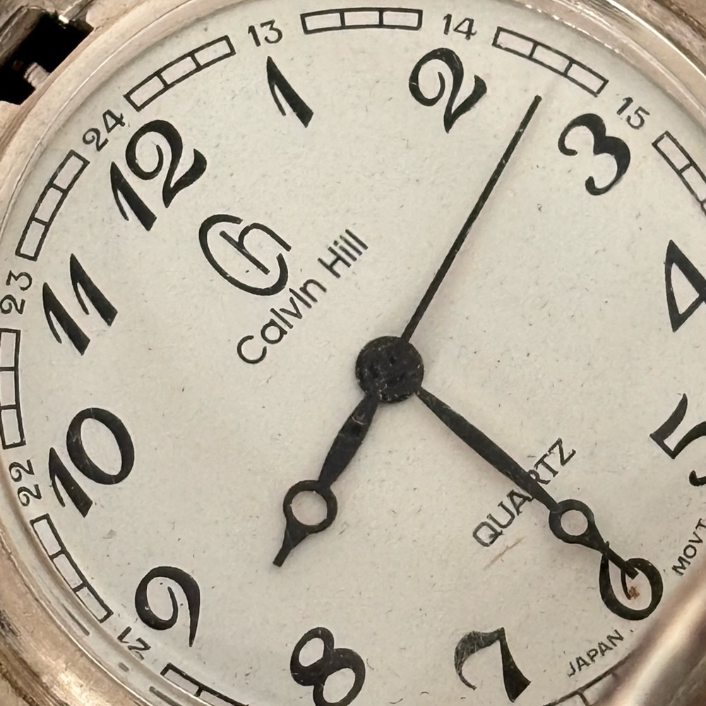 Calvin Hill vintage pocket watch, waterproof quartz - Picture 7 of 9